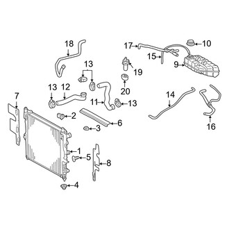 Mercedes-Benz OE - Cooling - Radiator & Components