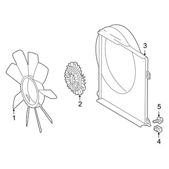 Mercedes-Benz OE - Cooling Fan