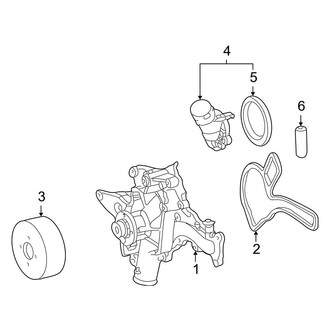 Mercedes-Benz OE - Cooling - Water Pump