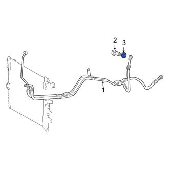 Mercedes-Benz OE - Automatic Transmission Oil Cooler Hose Seal