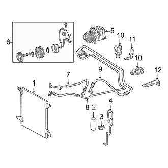 Mercedes-Benz OE - Air Conditioner & Heater - Condenser, Compressor & Lines