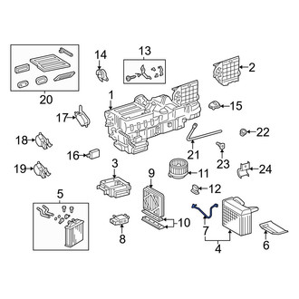 Mercedes-Benz OE - A/C Evaporator Temperature Sensor