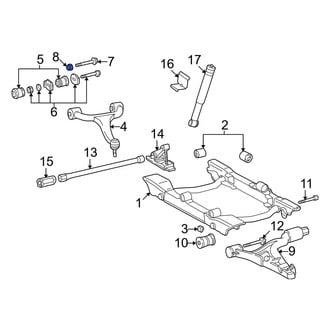 Mercedes-Benz OE - Front Upper Suspension Control Arm Nut