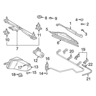 Mercedes-Benz OE - Windshield - Wiper & Washer Components