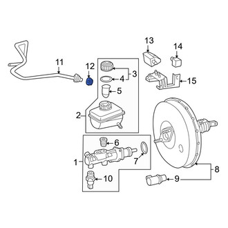 Mercedes-Benz OE - Power Brake Booster Grommet