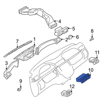 Mercedes-Benz OE - Center Dashboard Air Vent
