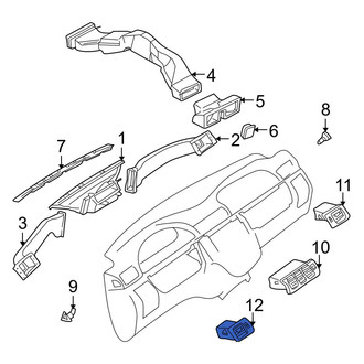Mercedes-Benz OE - Left Outer Dashboard Air Vent