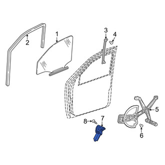 Mercedes-Benz OE - Front Right Window Motor