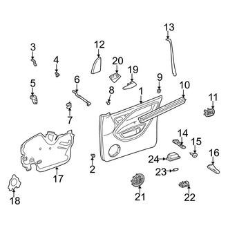 Mercedes-Benz OE - Front Door - Interior Trim