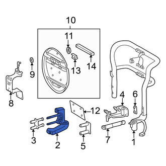 Mercedes-Benz OE - Spare Tire Bracket
