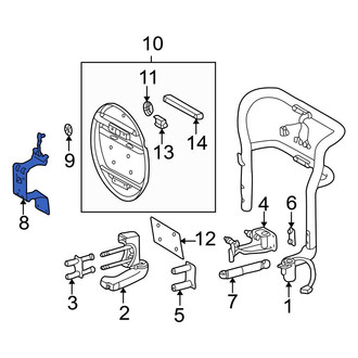 Mercedes-Benz OE - Spare Tire Bracket
