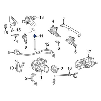 Mercedes-Benz OE - Secondary Air Injection Pump Check Valve