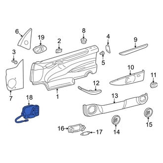 Mercedes-Benz OE - Front Left Power Seat Switch