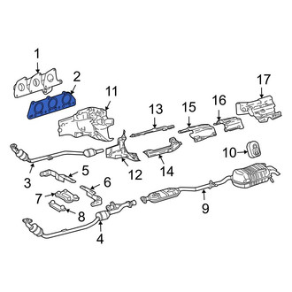 Mercedes-Benz OE - Exhaust Manifold Gasket