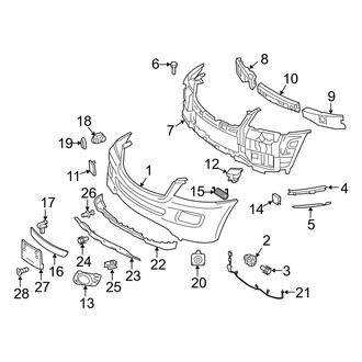 Mercedes-Benz OE - Front Bumper - Bumper & Components (W/O Sport Package)