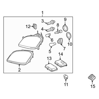 Mercedes-Benz OE - Front Lamps - Headlamp Components