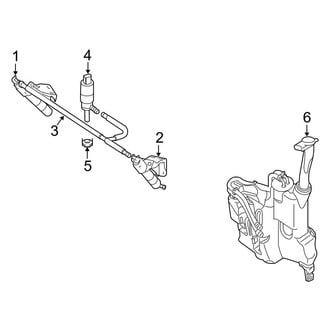 Mercedes-Benz OE - Front Lamps - Washer Components