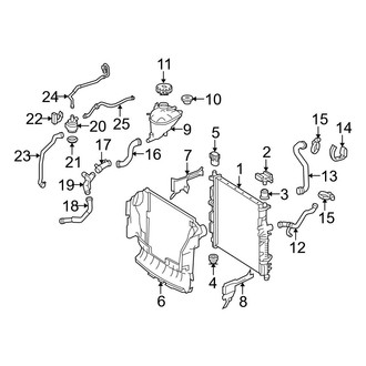Mercedes-Benz OE - Cooling - Radiator & Components