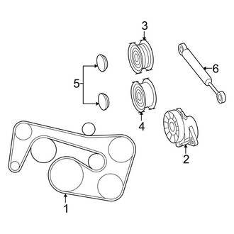 Mercedes-Benz OE - Cooling - Belts & Pulleys