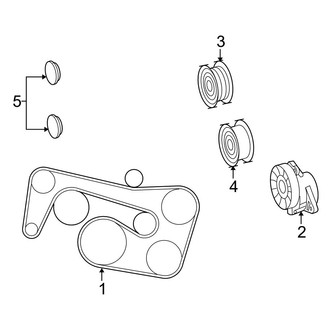 Mercedes-Benz OE - Cooling - Belts & Pulleys