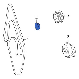 Mercedes-Benz OE - Accessory Drive Belt Idler Pulley Cap