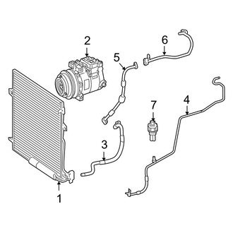 Mercedes-Benz OE - Air Conditioner & Heater - Condenser, Compressor & Lines