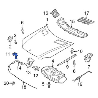 Mercedes-Benz OE - Front Hood Latch