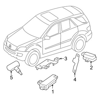 Mercedes-Benz OE - Electrical - Tire Pressure Monitor Components