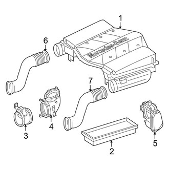 Mercedes-Benz OE - Engine - Air Intake (Base / 4Matic)