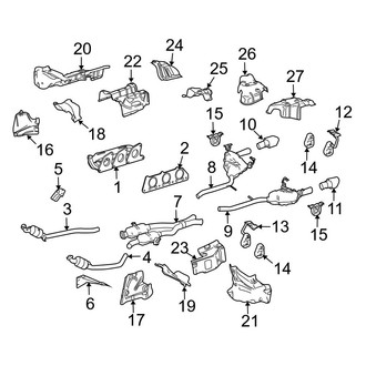 Mercedes-Benz OE - Exhaust System - Exhaust Components (Base / 4Matic)
