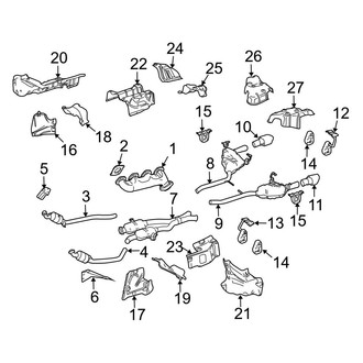 Mercedes-Benz OE - Exhaust System - Exhaust Components (Base)