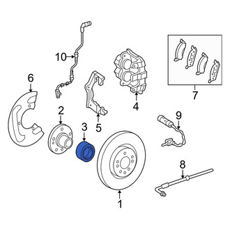 Mercedes-Benz OE - Front Wheel Bearing