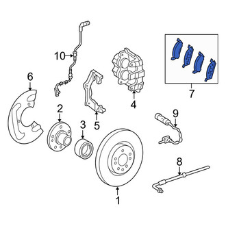 Mercedes-Benz OE - Front Disc Brake Pad Set