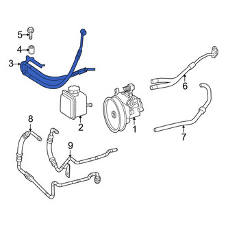 Mercedes-Benz OE - Power Steering Pressure Hose
