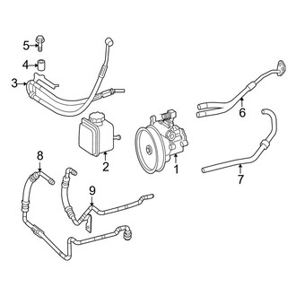 Mercedes-Benz OE - Steering Gear & Linkage - Pump & Hoses