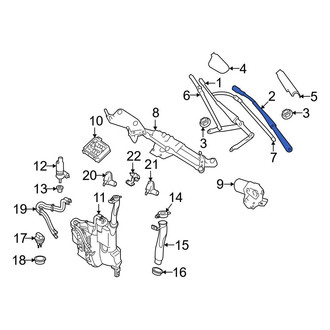 Mercedes-Benz OE - Front Left Wiper Arm