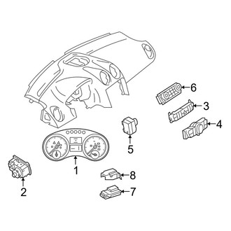 Mercedes-Benz OE - Instrument Panel - Cluster & Switches