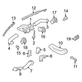 Mercedes-Benz OE - Instrument Panel - Ducts