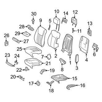 Mercedes-Benz OE - Seats & Tracks - Front Seat Components