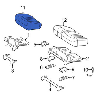 Mercedes-Benz OE - Rear Right Seat Cover