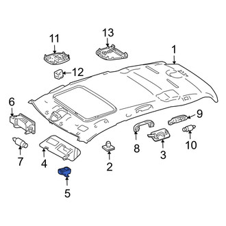 Mercedes-Benz OE - Sun Visor Holder
