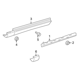 Mercedes-Benz OE - Pillars, Rocker & Floor - Exterior Trim