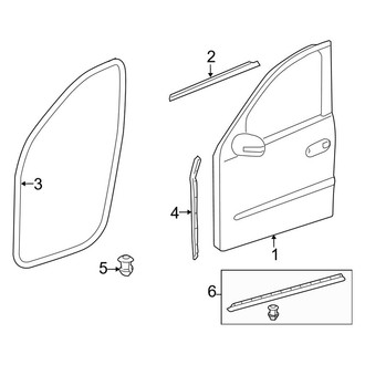 Mercedes-Benz OE - Front Door - Door & Components