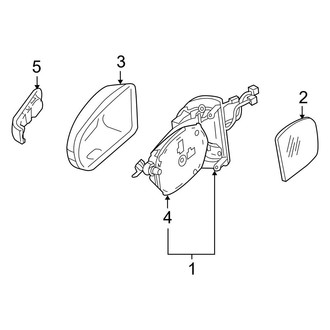 Mercedes-Benz OE - Front Door - Outside Mirrors