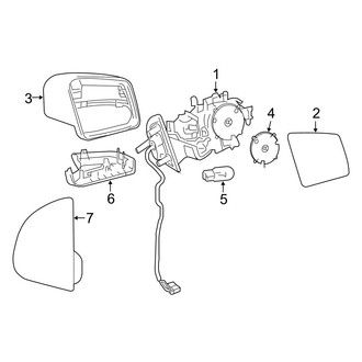 Mercedes-Benz OE - Front Door - Outside Mirrors