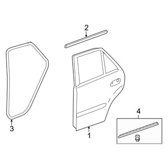 Mercedes-Benz OE - Rear Door - Door & Components