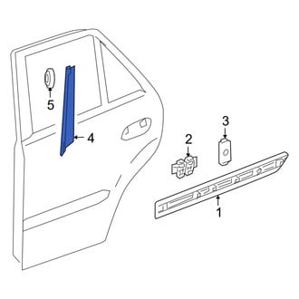 Mercedes-Benz OE - Front Right Door Applique
