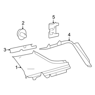 Mercedes-Benz OE - Quarter Panel - Interior Trim