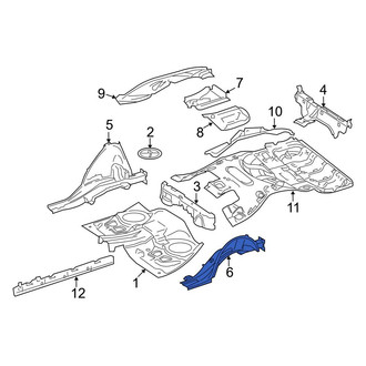Mercedes-Benz OE - Rear Right Frame Side Member