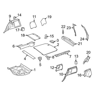 Mercedes-Benz OE - Rear Body & Floor - Interior Trim